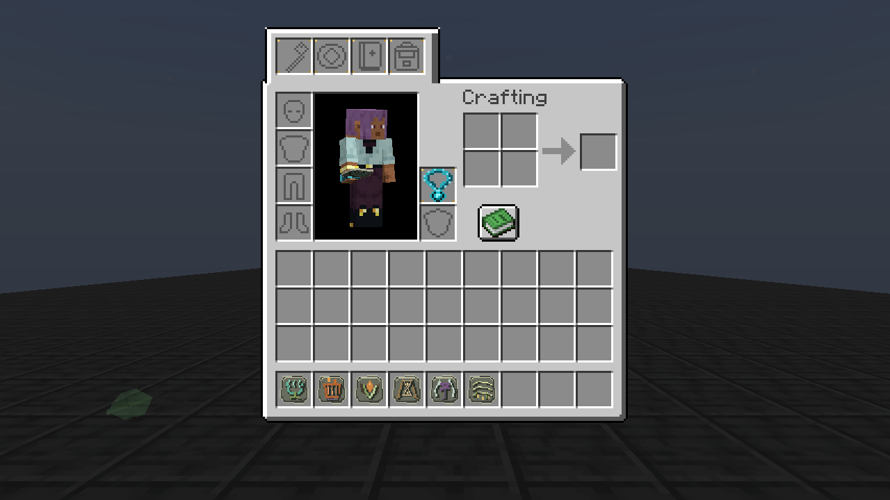The six carved field signature runes in the inventory