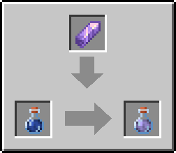 Awkward Potion + Amethyst Shard: Potion of Clarity