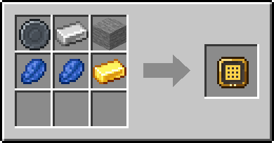 Crafting Anchor Circle: a Blank Rune and Iron Ingot and Stone, plus 2 Lapis Lazuli and a Gold Ingot