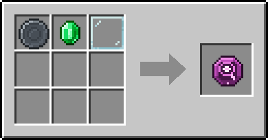 Crafting Appraise: a Blank Rune and Emerald and Glass Pane