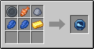 Crafting Axolotl Kinship: a Blank Rune and Tropical Fish and Clay Ball