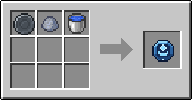 Crafting Basinfill: a Blank Rune and Clay Ball and Water Bucket
