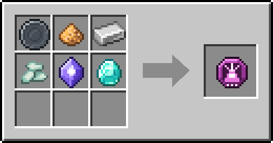 Crafting Beacon Swell: a Blank Rune and Glowstone Dust, Iron Ingot and Prismarine Crystals