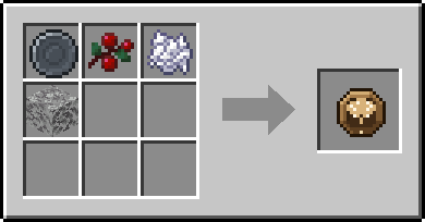 Crafting Berrybless: a Blank Rune and Sweet Berries, Bone Meal and Oak Leaves