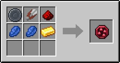 Crafting Bleed: a Blank Rune and Shears and Redstone Dust