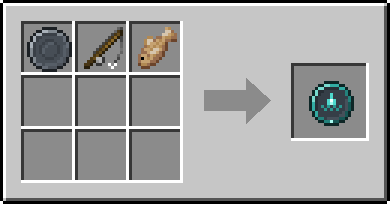 Crafting Bobber: a Blank Rune and Fishing Rod and Raw Cod