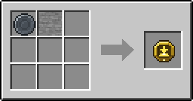Crafting Button Push: a Blank Rune and Stone Button