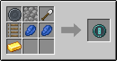 Crafting Causeway: a Blank Rune and Cobblestone Slab, Iron Shovel and Rail