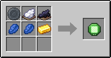Crafting Checker Dye: a Blank Rune and White Dye and Black Dye