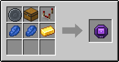 Crafting Chest Sort: a Blank Rune and Chest and Redstone Comparator