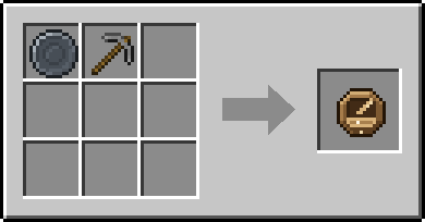 Crafting Chisel: a Blank Rune and Stone Pickaxe