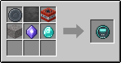 Crafting Collapse: a Blank Rune and Anvil, TNT and Gravel