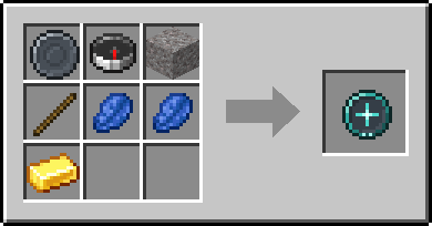 Crafting Crossway: a Blank Rune and Compass, Gravel and Stick