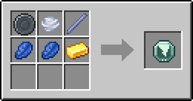 Crafting Cyclone: a Blank Rune and Wind Charge and Breeze Rod, plus 2 Lapis Lazuli and a Gold Ingot