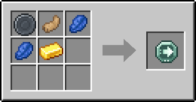 Crafting Dash: a Blank Rune and Rabbit's Foot, plus 2 Lapis Lazuli and a Gold Ingot