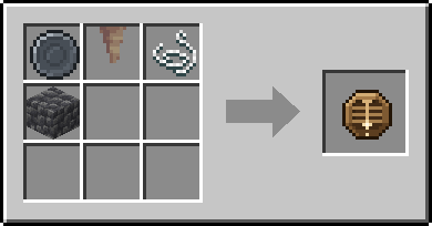 Crafting Depth Sounding: a Blank Rune and Pointed Dripstone, String and Cobbled Deepslate