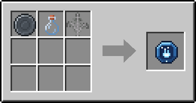 Crafting Dewcatch: a Blank Rune and Glass Bottle and Fern