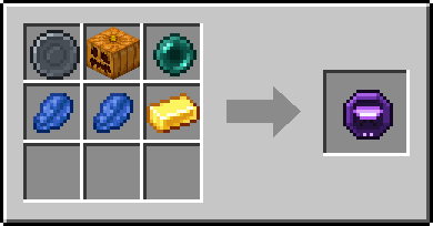 Crafting Enderhush: a Blank Rune and Carved Pumpkin and Ender Pearl