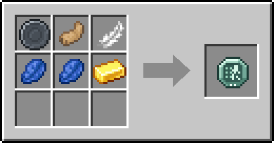 Crafting Evade: a Blank Rune and Rabbit's Foot and Feather, plus 2 Lapis Lazuli and a Gold Ingot