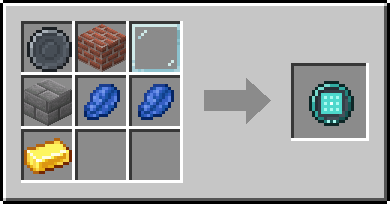 Crafting Facade: a Blank Rune and Bricks, Glass Pane and Stone Bricks