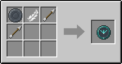 Crafting Fan: a Blank Rune and Feather and 2x Arrow