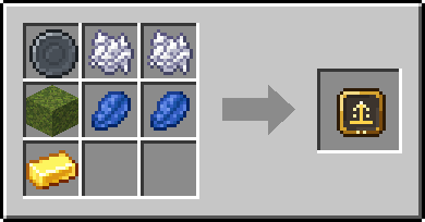 Crafting Fertile: a Blank Rune and 2x Bone Meal and Moss Block, plus 2 Lapis Lazuli and a Gold Ingot
