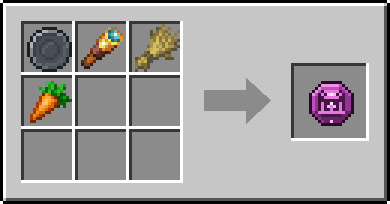 Crafting Field Sense: a Blank Rune and Spyglass, Wheat Crops and Carrot