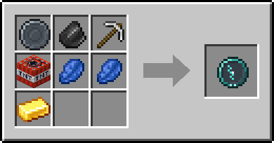 Crafting Fissure: a Blank Rune and Flint, Iron Pickaxe and TNT