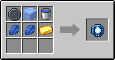Crafting Flash Freeze: a Blank Rune and Packed Ice and Water Bucket