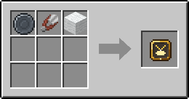 Crafting Fleecing: a Blank Rune and Shears and White Wool