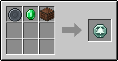 Crafting Folk Call: a Blank Rune and Emerald and Note Block