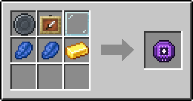 Crafting Frame Veil: a Blank Rune and Item Frame and Glass Pane
