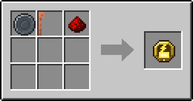 Crafting Galvanize: a Blank Rune and Lightning Rod and Redstone Dust
