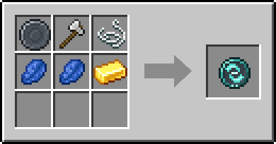 Crafting Glaive: a Blank Rune and Iron Axe and String