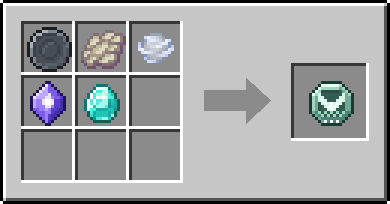 Crafting Glidewind: a Blank Rune and Phantom Membrane and Wind Charge, plus a Mana Crystal and a Diamond