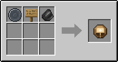 Crafting Glyph Carve: a Blank Rune and Oak Sign and Flint