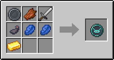 Crafting Grudge: a Blank Rune and Rotten Flesh, Iron Sword and Ink Sac
