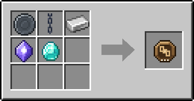 Crafting Guardlink: a Blank Rune and Iron Chain and Iron Ingot, plus a Mana Crystal and a Diamond