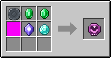 Crafting Haggle: a Blank Rune and 2x Emerald and White Banner, plus a Mana Crystal and a Diamond