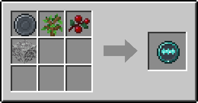 Crafting Hedgerow: a Blank Rune and Oak Sapling, Sweet Berries and Oak Leaves