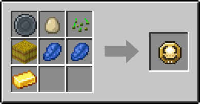 Crafting Henhouse: a Blank Rune and Egg, Wheat Seeds and Hay Bale