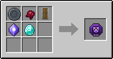 Crafting Hexguard: a Blank Rune and Fermented Spider Eye and Shield