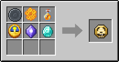 Crafting Hive Hum: a Blank Rune and Honeycomb, Honey Bottle and Clock