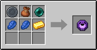 Crafting Hollow Pocket: a Blank Rune and Bundle and Ender Pearl