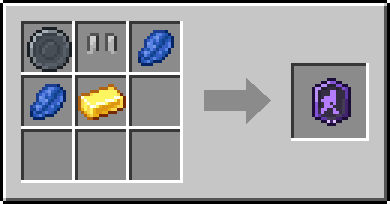 Crafting If Sneaking: a Blank Rune and Leather Boots, plus 2 Lapis Lazuli and a Gold Ingot