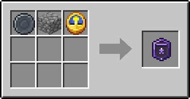 Crafting If Underground: a Blank Rune and Cobblestone and Clock