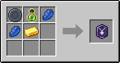 Crafting Imbue: a Blank Rune and Bottle o' Enchanting, plus 2 Lapis Lazuli and a Gold Ingot