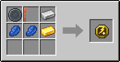 Crafting Jolt: a Blank Rune and Lightning Rod and Iron Ingot, plus 2 Lapis Lazuli and a Gold Ingot