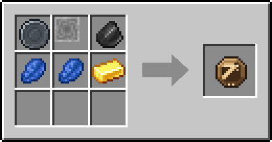 Crafting Keenkeep: a Blank Rune and Grindstone and Flint, plus 2 Lapis Lazuli and a Gold Ingot