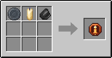 Crafting Lamplighter: a Blank Rune and Candle and Flint